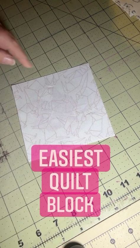 Jaymi Horne: Quilting Tutorials and Patterns | By popular demand, here’s the video! This is such a fun and easy way to make blocks! Before you come at me: 1. No, you don’t have to be... | Instagram Four Square Quilt Blocks, Easiest Quilt Ever, Easy 10 Inch Quilt Block Patterns Free, Easy Square Quilt Patterns, Quilt Block Patterns Free Easy, Quilt Layout Ideas Block Patterns, Fast And Easy Quilt Patterns Free, Easy Lap Quilts For Beginners, Simple Quilt Squares