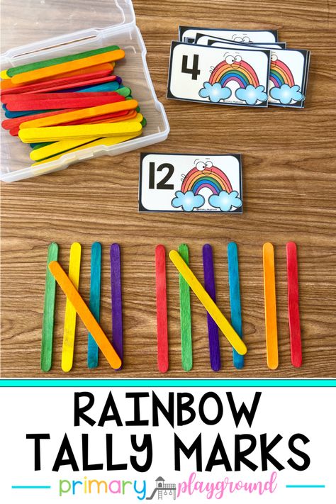 Kinder Math Centers, Counting Practice, Math Centers Kindergarten, Tally Marks, Prek Math, Kindergarten Centers, Kindergarten Math Activities, Homeschool Kindergarten, Homeschool Math