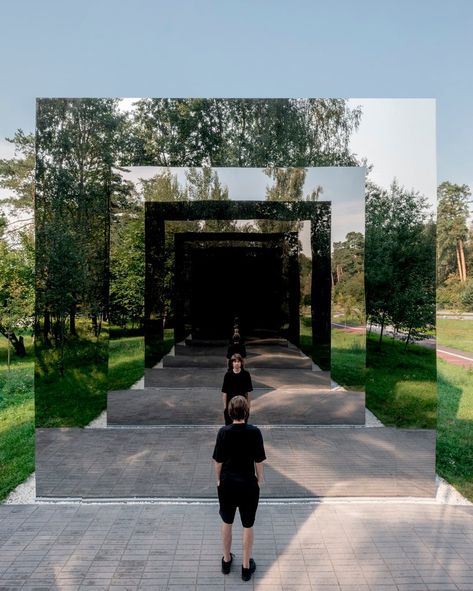 Kazimir Malevich, Mirror Installation, Production Design, 3d Studio, Sculpture Park, Built Environment, Abstract Sculpture, Black Square, Public Art