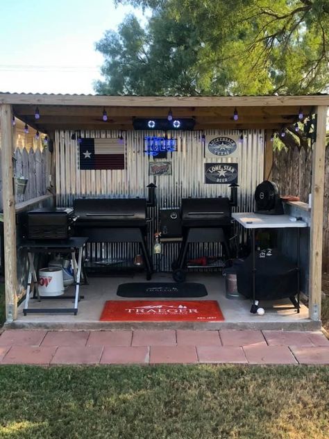 Bbq Shed, Rustic Outdoor Kitchens, Outdoor Grill Area, Outdoor Bbq Area, Outdoor Grill Station, Outdoor Cooking Area, Kitchen Ikea, Outdoor Barbeque, Kitchen Design Layout