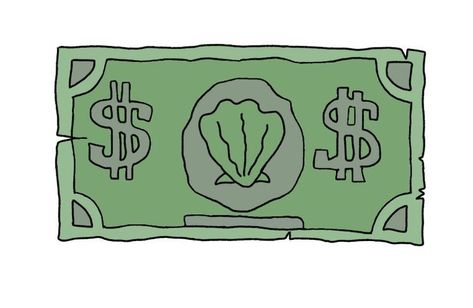 Spongebob Money Painting, Mr Krabs Money, Spongebob Money, Chivas Wallpaper, Png Wallpaper, Posters Diy, Spongebob Pics, Money Stickers, Cornhole Designs