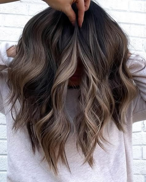 Lived In Dimensional Brunette, Chocolate Brown Hair With Dimension, Lived In Brunette Balayage, Light Browns, Root Smudge, Gray Balayage, Dimensional Brunette, Redken Hair Color, Redken Hair Products