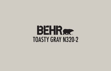 Behr Gray Paint for Interior Behr Toasty Gray, Behr Gray, Perfect Grey Paint, Behr Colors, Dining Room Paint Colors, Old House Interior, Behr Paint Colors, Living Room Wall Color, Perfect Paint Color