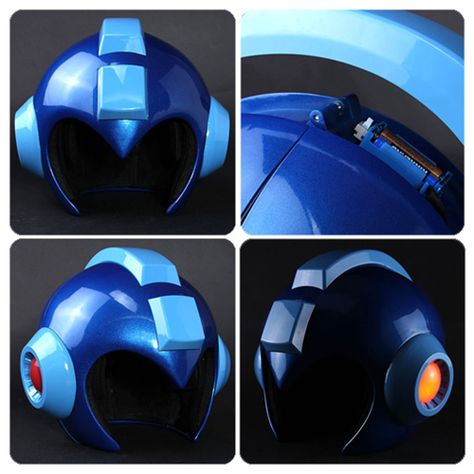 Mega Man Helmet, Prop Reference, Quetzalcoatl Tattoo, Superhero Symbols, Prop Replicas, Hero Character, Nerd Cave, School Video, Mega Man Art