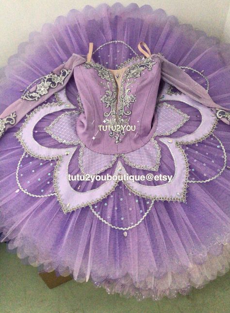 Purple professional tutus decorated with beads and laces which give it a rich and vivid feeling. Perfect for Lilac fairy and Medora variations and many other classic ballet roles. There might be minor variation in final product due to lace batch changes. Please provide the following measurements: 1. Height (cm) 2..Weight (kg) 3. Bust (cm) - #8 line in photo 4. Waist (cm) - #10 line in photo 5. Hips (cm) - #13 line in photo 6. Length of upper body - #11 line in photo 7. Girth (cm) Snow White Tutu, Tutu Pattern, Lilac Fairy, Dance Costumes Ballet, Classical Ballet Tutu, Purple Tutu, Ballerina Costume, Ballet Inspiration, Ballet Clothes