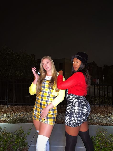 Clueless Costume Halloween, Cher And Dionne Costume, Cher And Dionne, Clueless Costume, Clueless Halloween Costume, Clueless Outfits, Halloween Inspo, Clueless, Costume Halloween