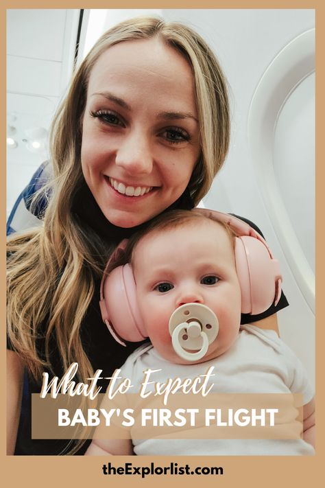 Baby Flight Checklist, Plane With Baby, Baby Plane Hacks, Packing Diaper Bag, Flying With An Infant Checklist, Traveling With Newborn On Plane, Travel With Baby On Plane, Baby Travel Essentials Airplane, Baby Packing List Travel