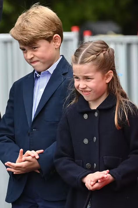 Prince Charlotte, Principe William Y Kate, Prinz George, Prince George And Princess Charlotte, Cardiff Castle, Prince William Family, Prince William Et Kate, Princesa Charlotte, William E Kate