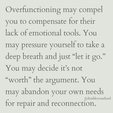 They "move on" because they don't know what else to do. 🙄 The Overfunctioning Woman betrays herself when she works to accommodate this “moving on” - aka their emotional immaturity and avoidance. 😐 The Self-Restored Woman honors herself by expecting them to step up and learn how to be an emotionally mature and engaged partner. 😌 And if they don't, she decides if this works for her. 🔥 #selfrestorationismine #overfunctioningwoman #overfunctioning #relationships #relationshipgoals #marriage ... Overfunctioning Woman, Divorce Healing, Emotional Immaturity, Relationship Repair, Empowered Empath, Relationship Lessons, Plot Twist, Conflict Resolution, Moving On