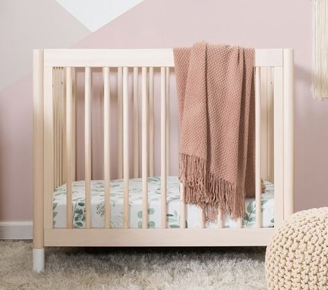 Baby Cribs | Pottery Barn Kids Gelato Mini Crib, Bed Project, Nursery Nook, Small Space Nursery, Vogue Kids, Mini Convertible, Space Nursery, Mini Crib, Shared Bedrooms