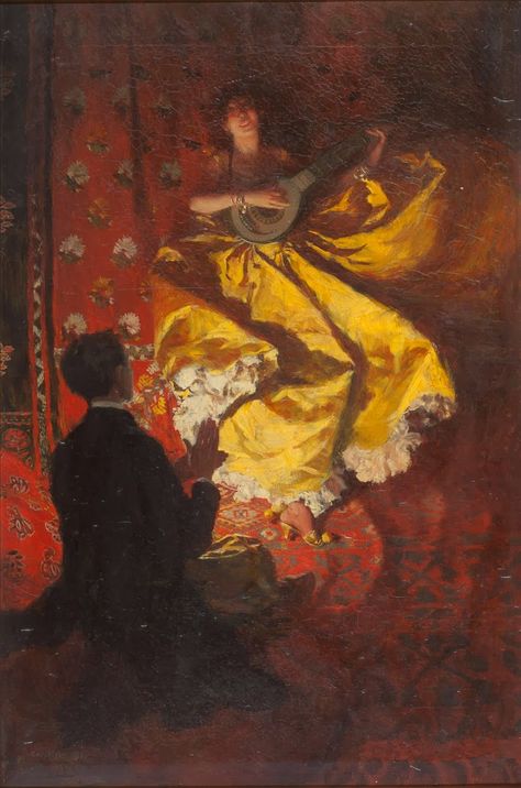 Howard Pyle, The Dancer, 1899 Howard Pyle, Illustration Kunst, The Dancer, A4 Poster, Art And Illustration, Ethereal Art, Vintage Artwork, Pics Art, Painting Style