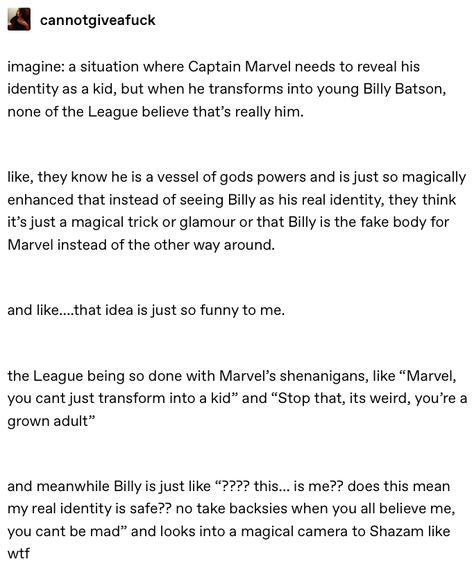 Billy Batson Funny, Shazam Tumblr Post, Shazam Justice League, Billy Batson Tumblr, Batman And Shazam, Billy Batson Headcanon, Shazam Tumblr, Superbat Tumblr, Billy Batson And Batman