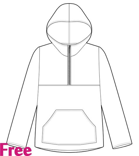 Pullover Hoodie Sewing Patterns | DRCOS Patterns & How To Make Hoodie Sewing Patterns, Hoodie Sewing Pattern Free, Drcos Patterns, Hoodie Template, Hoodie Sewing, Hoodie Sewing Pattern, Japanese Sewing Patterns, Lady L, Japanese Sewing