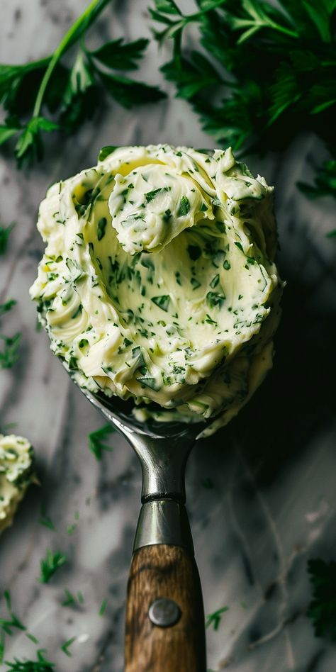 Easy Herb Butter [10 Minutes] – Chasety Green Butter, Thyme Butter, Butter Herb, Fresh Herb Butter, Cooking With Herbs, Herbed Butter, Garlic Herb Butter Recipe, Butter With Herbs, Garlic And Herb Butter Recipe