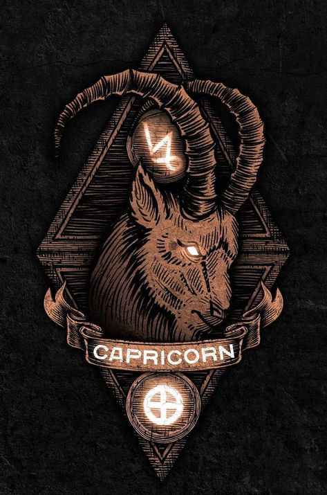 Capricorn Images, Joker Card Tattoo, Capricorn Symbol, Capricorn Aesthetic, Capricorn Art, Capricorn Goat, Genos Wallpaper, Capricorn Tattoo, Capricorn Sign