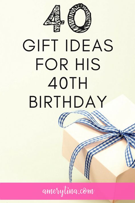 Gifts for him: 40 gift ideas for his 40th birthday Male 40th Birthday Gift Ideas, 40th Birthday Presents For Him, 40 Gifts For 40th Birthday Men, 40th Birthday Ideas For Husband, 40th Birthday Gifts For Husband, 40th Birthday Gifts For Him, Birthday Ideas For Husband, Funny 40th Birthday Gifts, 40th Birthday Ideas