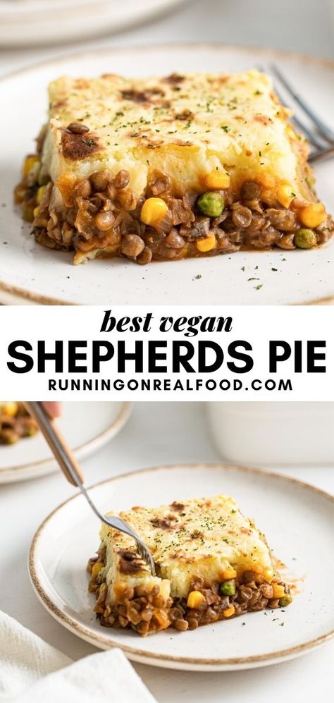 Lentil Sheppards Pie, Vegan Sheppards Pie Recipe, Lentil Shepards Pie, Vegan Shepherds Pie, Simply Food, Shepherd's Pie Recipe, Vegetarian Ideas, Shepards Pie, Vegan Lentil