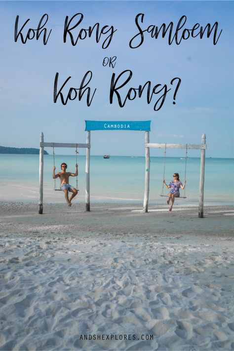 Koh Rong or Koh Rong Samloem: Which one to pick? – AndSheXplores Traveling Thailand, Koh Rong Samloem, Tonle Sap, Battambang, Thailand Travel Guide, Travel Secrets, Cambodia Travel, Travel Inspiration Destinations, Summer 19