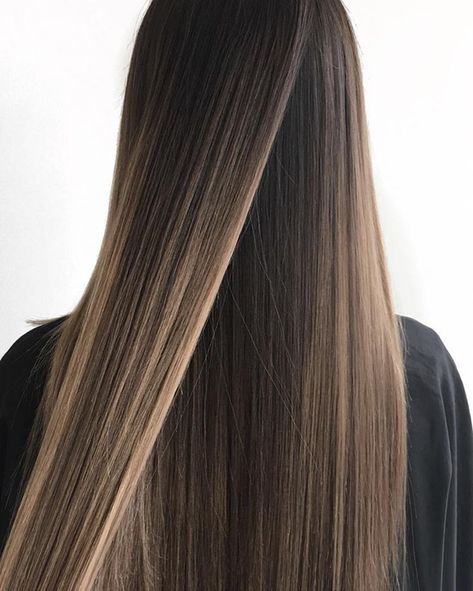 Balayage Straight, Balayage Straight Hair, Brown Ombre Hair, Jamie Chung, Brown Hair Balayage, Hair Color Highlights, Trendy Hair Color, Balayage Brunette, Brown Blonde Hair