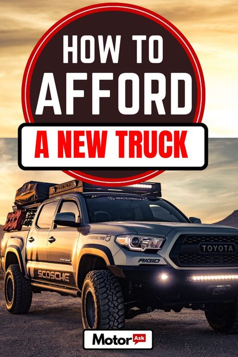 How To Afford A New Truck (Explained) Best Trucks To Buy, Trucks For Sell, Dear Universe, Tacoma Truck, New Truck, New Suv, Car Lot, How To Get Better, How To Get Clients