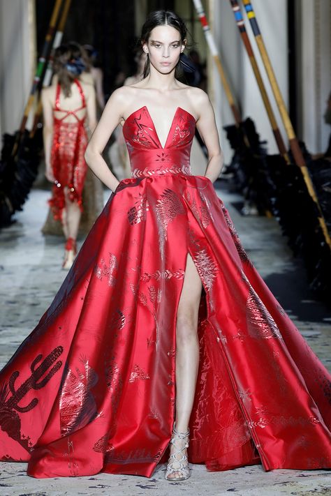 Couture Spring 2017 Dramatic Gowns Haute Couture, Haute Couture Dresses Zuhair Murad, Gowns Haute Couture, Evil Illustration, Red Dress Zuhair Murad, Zuhair Murad 2017, Zuhair Murad Fall 2022 Couture, Zuhair Murad Spring 2019 Couture, Valentino 2015 Couture