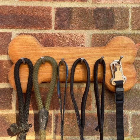 Tired of loosing your best friend's lead when it's that time for a walkies? Fear no more! Our stunning dog lead holder will solve all your problems and leave any dog lover amazed!

***FREE DELIVERY***

DISPLAYING 🖼

This lead holder put just about anywhere as the wooden bone has a keyhole fitting on the back. 

The leash hanger has up to 6 nails included for easily hanging your pets leads.

DELIVERY 

We aim to make and deliver this leash holder within 5 – 7 business days. Loosing Your Best Friend, Dog Lead Holder, Leash Hanger, Lead Holder, Bone Dog, Leash Holder, Shop Projects, Wood Shop Projects, Hanger Wall