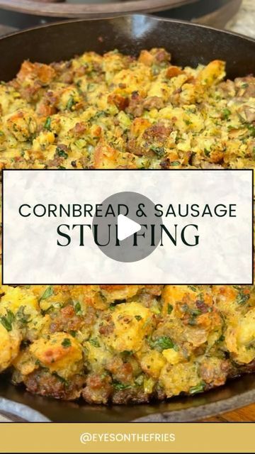 Derek Birch | Amazeballs Home Baking on Instagram: "Welcome to day 3
12 days of holiday dishes - Thanksgiving Edition

Cornbread & Sausage Stuffing Magic!

Stuffing/Dressing, however you see it, is a tradition like no other and so diverse in the way it’s prepared.  Whether stuffed in the turkey or not it’s the perfect side this holiday season.

Pro tip - combine high quality artisan bread with cornbread and you’ve just created amazing flavor and texture that will elevate this dish for sure. 

Oh, and don’t shy away from extra herbs for that flavor explosion! 

🔍 Recipe Details:
👉 [Link to Full Recipe on My Website]

👇 Tag a friend who needs Thanksgiving inspiration! Follow for more tasty creations and ideas 🦃💡

#ThanksgivingRecipes #HolidayCooking #CornbreadStuffing #SausageStuffing # Holiday Dishes Thanksgiving, Cornbread Sausage Stuffing, Food Substitutions Healthy, Sausage Cornbread Stuffing, Dressing Recipes Thanksgiving, With Cornbread, Stuffing Recipes For Thanksgiving, Sausage Stuffing, Thanksgiving Dinner Menu