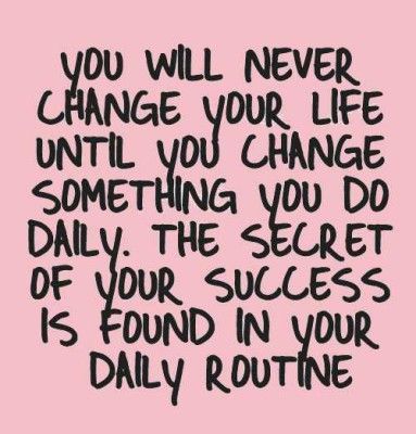 Change what you do daily + change your life. Healing Habits, Facebook Stories, Affirmation Board, Wise Sayings, Pink Inspiration, Life Hack, Girly Quotes, Fitness Journal, Watch Faces