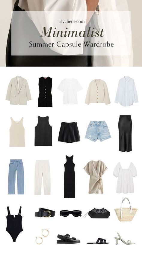 Style For Summer Women, Looks For Summer 2023, Clean Capsule Wardrobe, Neutral Closet Capsule Wardrobe, Neutral Wardrobe Outfits Minimalist, Summer Style Minimalist, Minimalist Style Capsule Wardrobe, Minimal Capsule Wardrobe Summer, Light Summer Neutral Outfits