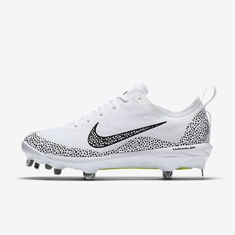 Nike Lunar Hyperdiamond 2 Elite Women's Softball Cleat Cleats Baseball, Softball Accessories, Softball Shoes, Softball Gear, Softball Stuff, Softball Outfits, Softball Equipment, Softball Cleats, Baseball Stuff