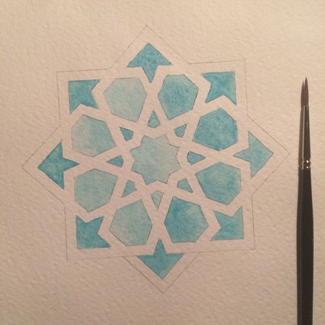 Instagram photo by @r_u_k_s via ink361.com Islamic Geometric Pattern, Calligraphy Drawing, Islamic Patterns, Arabic Pattern, Geometric Drawing, Geometry Pattern, Islamic Art Pattern, Geometry Art, Turkish Art