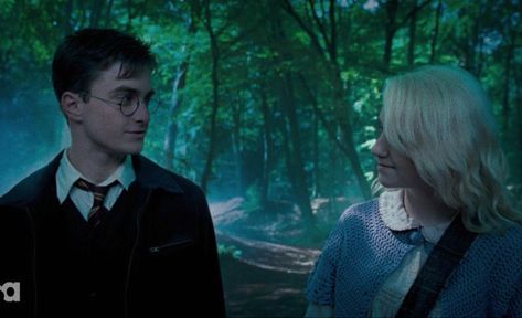 Harry And Luna, Luna Love Good, Harry Potter Screencaps, Cloak Of Invisibility, Real Fairy, Deathly Hallows Part 1, Harry Potter 5, Deathly Hallows Part 2, Real Fairies