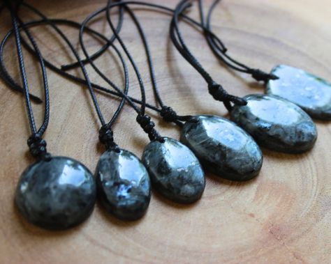 Moonstone Necklace, Larvikite Necklace, Adjustable Cord Necklace, Black Moon Necklace, Crystal Necklace, Birthday Gift, Gift for Girlfriend Black Moonstone, Crystal Necklaces, Black Moon, Necklace Crystal, Moonstone Necklace, Necklace Black, Gift For Girlfriend, Moon Necklace, Cord Necklace