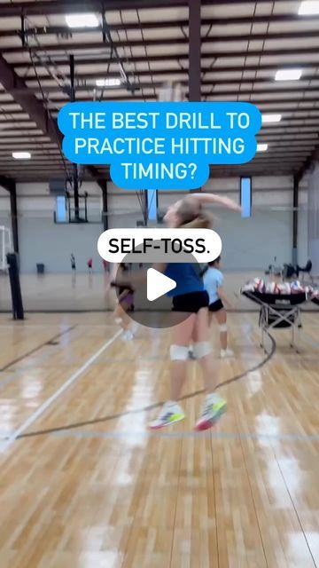 Volleyball Lessons Tulsa (VLT) on Instagram: "Timing, feet position, arm swing, elbow load, wrist snap, approach work, etc… ALL are worked on through self toss. Another benefit is that you can practice this drill on your own without another person there to help. Want to be the best hitter on the court? Get consistently effective in self toss.   #volleyball #volleyballplayer #volleyballcoach #volleyballdrills #volleyballtips #volleyballgirls #volleyballclub #volleyballteam #volleyballlessons #clubvolleyball" Volleyball Hitter, Volleyball Lessons, Youth Volleyball, Volleyball Skills, Volleyball Practice, Volleyball Clubs, Volleyball Tips, Volleyball Workouts, Volleyball Training