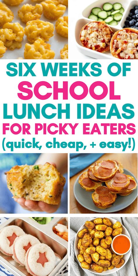 Picky kids lunch ideas for school! This list of creative school lunches includes cute cold make ahead kids lunch recipes for kids for teens. Cheap easy school lunch ideas quick on a budget, school lunch ideas for picky eaters, healthy lunch ideas for school, kids meals not sandwiches, school lunch ideas for kids, school lunch ideas bento, back 2 school lunch ideas for kids picks, school lunch ideas aesthetic, school lunch box ideas for kids picky, school lunch snacks, picky eater lunch easy. School Lunch Ideas For Kids Peanut Free, Practical School Lunch Ideas, Pre K Bento Lunch Ideas, Meal Prep Lunch Ideas For School, Pre K Snack Ideas Classroom, Lunch Ideas For Toddlers Preschool, 1st Day Of School Lunch Ideas, 5th Grade Lunch Box Ideas, Cold Lunch Ideas For Toddlers