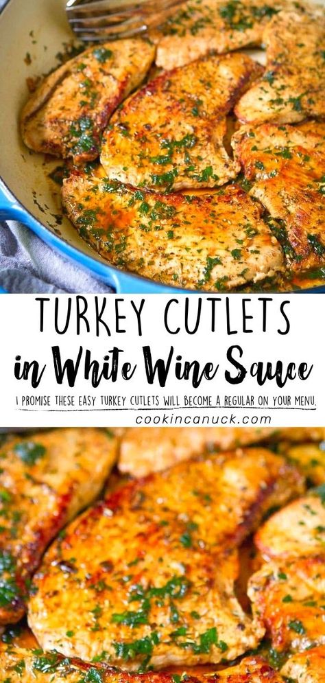 Turkey Tenderloin Recipes Stovetop, Recipes With Turkey Cutlets, Stuffed Turkey Cutlet Recipes, How To Cook Turkey Cutlets, Turkey Steak Recipes Healthy, Turkey Cutlets Healthy, Sauce For Turkey Tenderloin, Turkey Escalope Recipes, Turkey Cutlet Recipes Crockpot