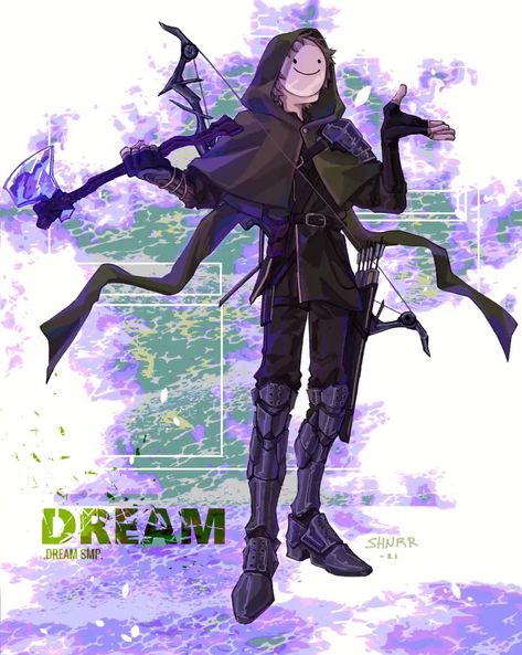 C Dream Fanart, Masked Warrior, Dsmp Wallpaper, Dsmp Pics, Inspiring Drawings, Dream Minecraft, Dsmp Art, Dream Fanart, Minecraft Fanart