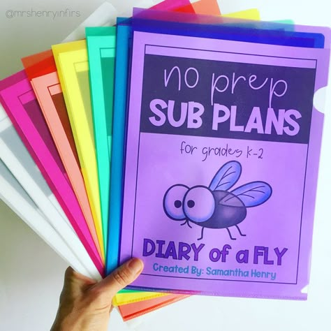 Sub Folders For Teachers, Substitute Teacher Tips, Substitute Teacher Plans, Ways To Stay Organized, Relief Teacher, Planning School, Art Sub Plans, Substitute Plans, Teachers Toolbox