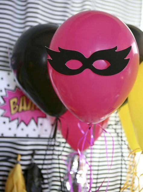 Meghan Patrick, Superhero Birthday Party Ideas, Supergirl Party, Superhero Girls Birthday, Supergirl Birthday, Girl Superhero Party, Wonder Woman Party, Batman Party, Superhero Birthday Party