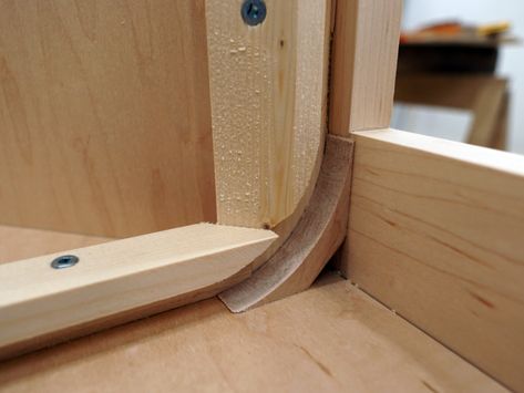 How To Make A Tambour Door - IBUILDIT.CA Wooden Window Shutters, Wood Props, Diy Cabinet Doors, Diy Cabinet, Tambour Door, Canvas Drop Cloths, Appliance Garage, Trim Router, Knock On Wood