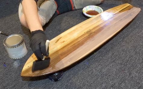 Skateboard Ideas, Longboard Deck, Beginner Skateboard, Longboard Decks, Trim Router, Longboard Skateboard, Longboards, Spray Adhesive, The Goal