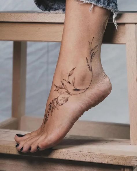 Logan Tattoo, Ankle Foot Tattoo, 42 Tattoo, Tattoos To Cover Scars, Wrap Tattoo, Scar Tattoo, Anklet Tattoos, Upper Arm Tattoos, Tattoo Bracelet