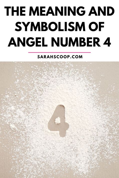 Angel Number 4, The Number 4, Here's The Scoop, Angel Number Meanings, Symbols And Meanings, Soul Connection, Number Meanings, Spiritual Messages, Spiritual Guides