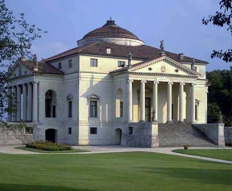 Pallaido Architecture Antique, Vicenza Italy, Andrea Palladio, Italian Architecture, Italian Villa, Classic Architecture, Classical Architecture, Historical Architecture, Beautiful Architecture