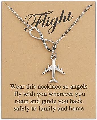 Amazon.com: MAOFAED Flight Attendants Gift Pilot Jewelry Pilot Graduation Gift Flight Attendants Necklace Pilot Necklace (flight card): Clothing, Shoes & Jewelry Gifts For Pilots Men, Gifts For A Pilot, Pilot Graduation, Pilot Jewelry, Pilot Necklace, Aviation Jewelry, Airplane Necklace, Flight Attendants, Silver Lights