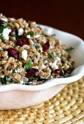 Farro Recipes, Grill Dessert, Salad With Goat Cheese, Farro Salad, Cranberry Cheese, Foodie Crush, Tasty Kitchen, Goat Cheese Salad, Cranberry Recipes