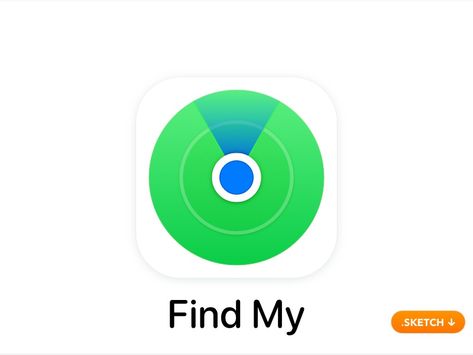 Apple "Find My" App Icon - iOS 13 - Freebie by Around Sketch Find My Phone Icon, Find My Phone App Icon, Find My Iphone Icon, Find My App Icon, Find My Icon, Apple Reminders, Salmon Bowls, Church Lobby, Find My Friends