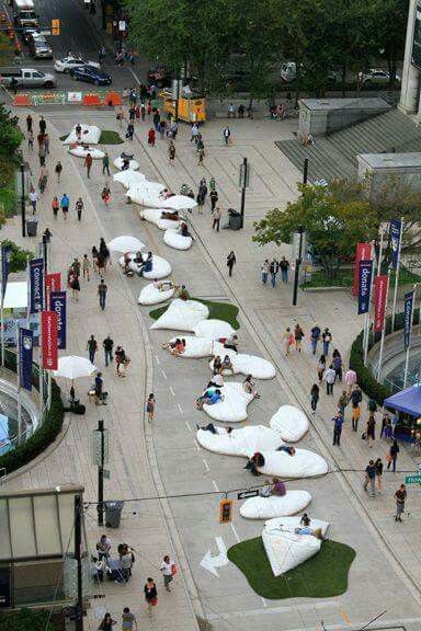 Urban Seating, Urban Playground, Urban Intervention, Public Space Design, Landscape And Urbanism, Urban Furniture, Parking Design, Street Furniture, Street Design