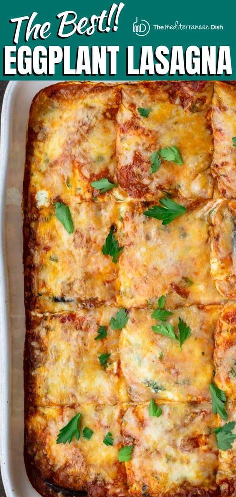 Eggplant Lasagna Vegetarian, Lasagna Recipe Vegetarian, Red Pasta Sauce, Low Carb Eggplant, Eggplant Lasagna Recipe, Roasted Eggplant Slices, Vegetarian Low Carb, Easy Eggplant, Vegetarian Lasagna Recipe