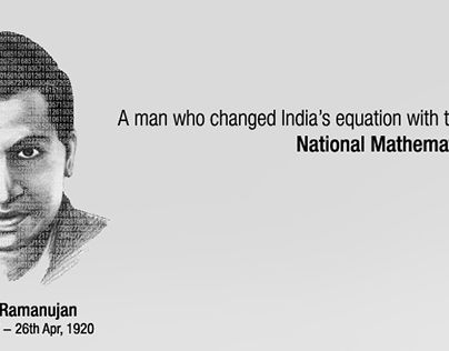 Check out new work on my @Behance portfolio: "NATIONAL MATHEMATICS DAY-DIGITAL AD" http://be.net/gallery/45486269/NATIONAL-MATHEMATICS-DAY-DIGITAL-AD Ramanujan Mathematics Quotes, National Mathematics Day Creative Ads, Ramanujan Quotes, National Mathematics Day Poster, Mathematics Images, Mathematics Quotes, National Mathematics Day, Srinivasa Ramanujan, Mathematics Day